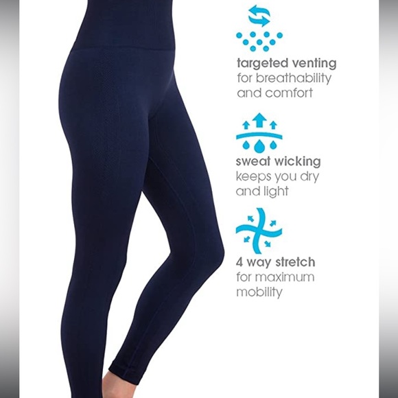 Homma Pants - Gonna Navy High Waisted Leggings